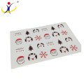 Customized !Hot selling cheap custom transparent christmas sticker paper